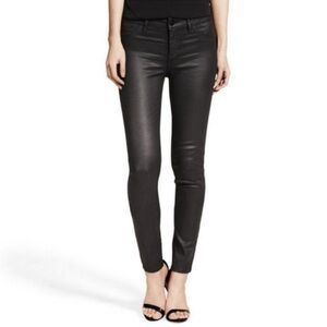 Black fake Leather DL1961 jeans